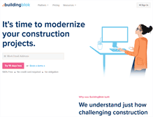 Tablet Screenshot of buildingblok.com